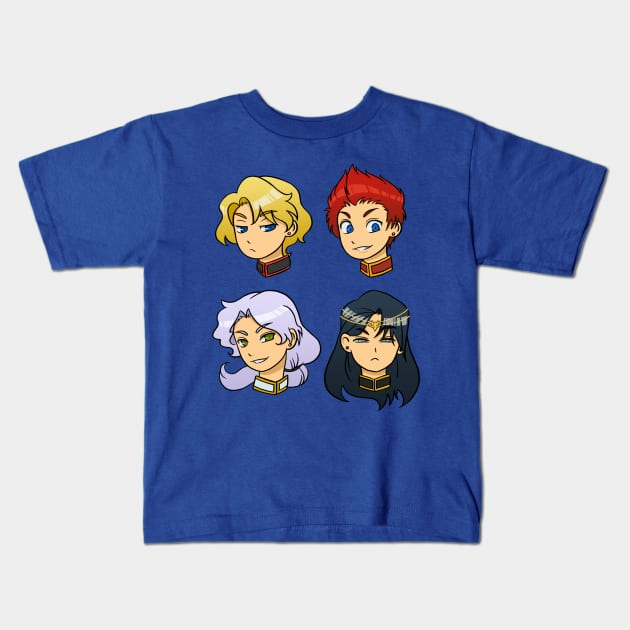 LnJ Shittenou Kids T-Shirt by RueLi